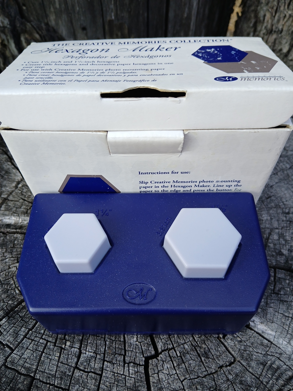 Creative Memories Hexagon Maker Photo Craft Punch